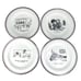 Restoration Hardware New Yorker Mugs & Plates - Set of 4