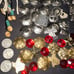 Bundle of Texas southwestern knickknacks button covers brooches conchos