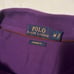 NWOT:Mens Ralph Lauren Polo Custom Fit Purple Polo Riders Large Pony 100% cotton
