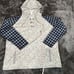 Boutique Unisex Black & Grey Buffalo Print hoodie Size 2X NWT