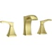 Venturi 8 in. Widespread 2-Handle Bathroom Faucet in Brushed Gold, LF049VNBG