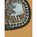 UFAF United Fighting Arts Federation Leather Belt Buckle Chuck Norris NWOT OOAK