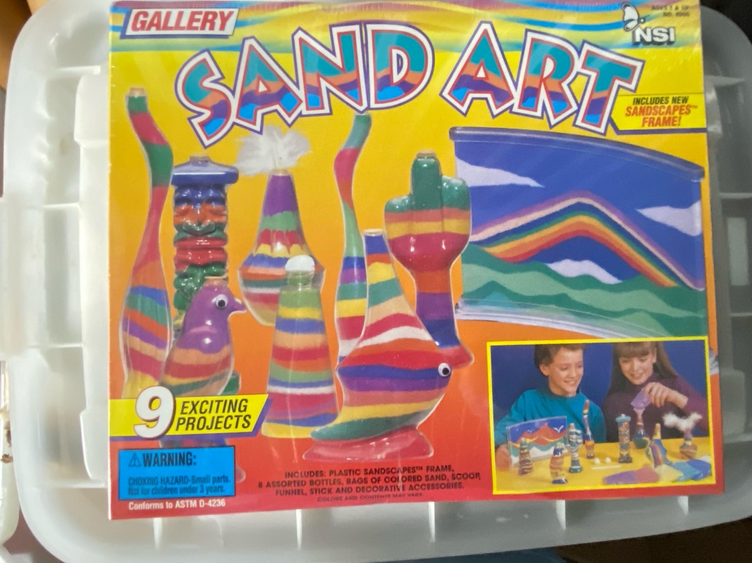Sand art new sealed vintage nine project gallery by NSI