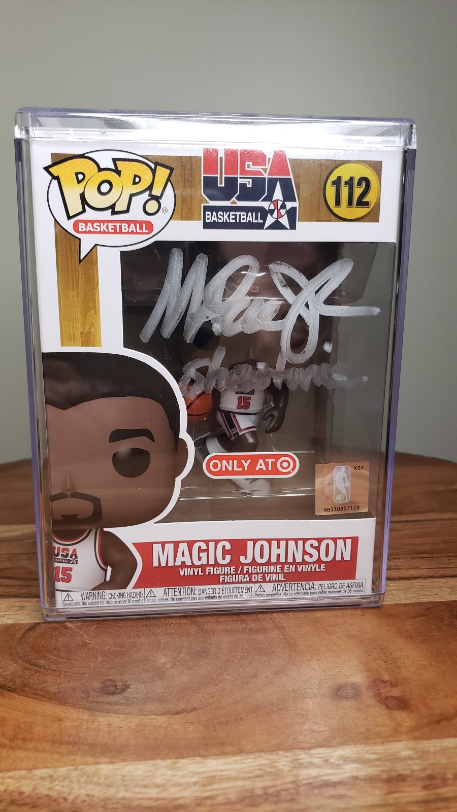 AUTOGRAPHED Magic Johnson Funko Pop #112 Signed w/ Certificate of Authenticity