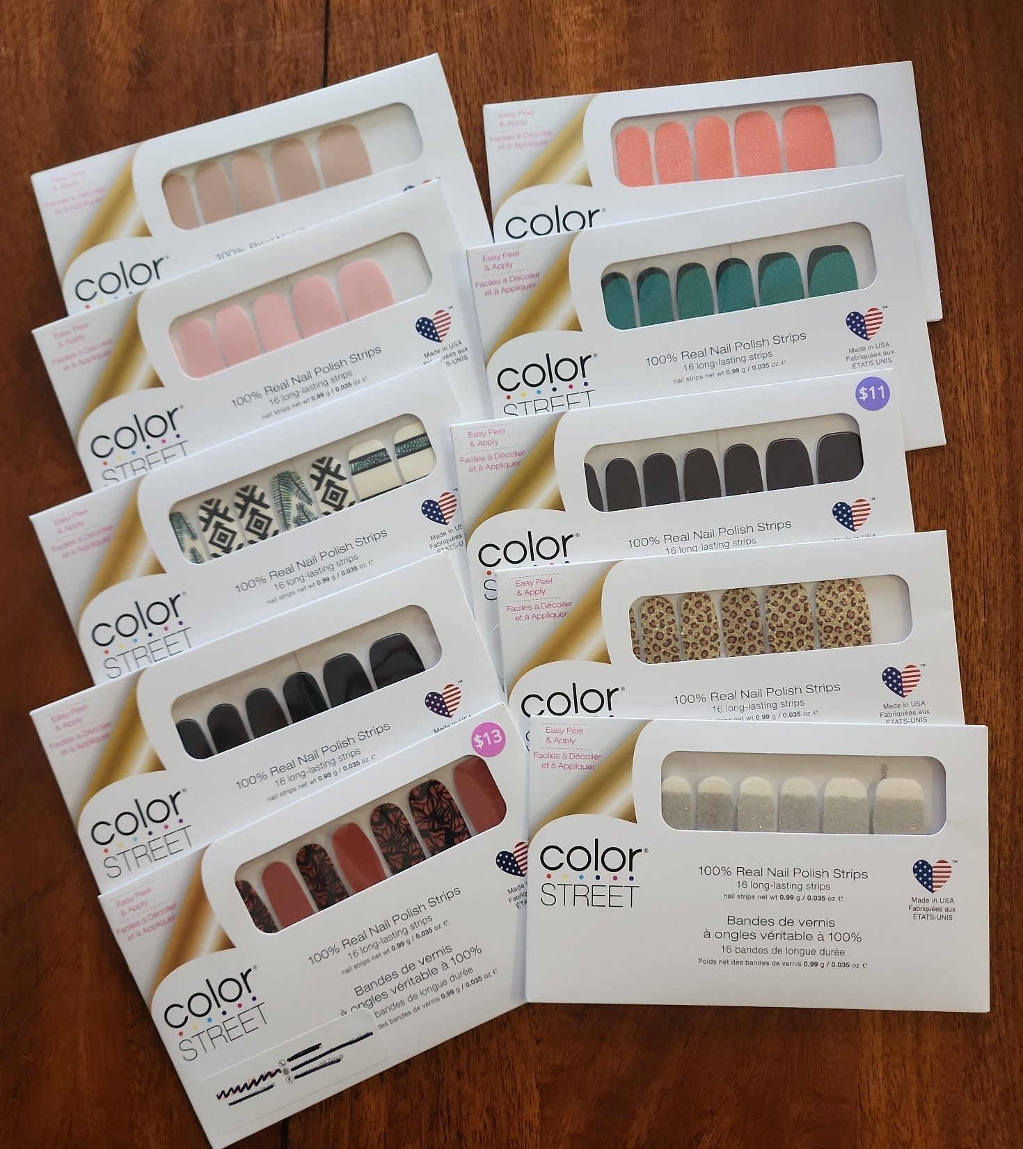 Color Street Nails - 10 sets - New in package