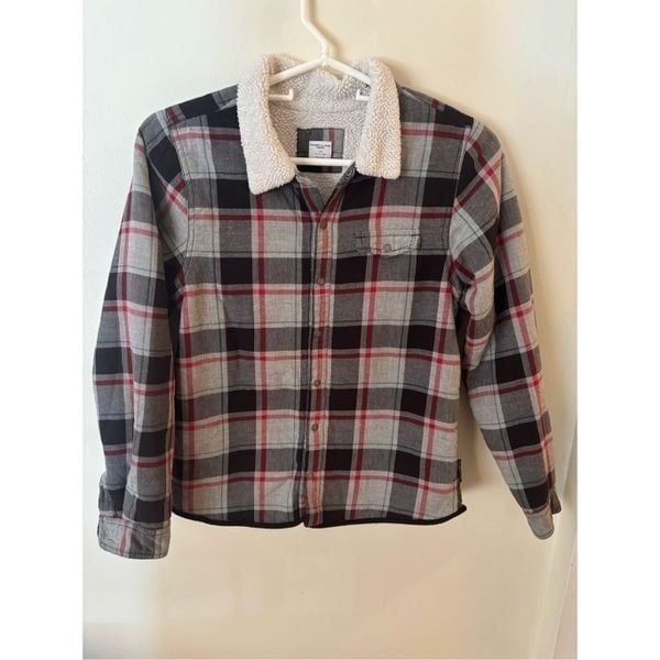 Polarn O Pyret Sweden Fleece Lined Plaid Shirt
