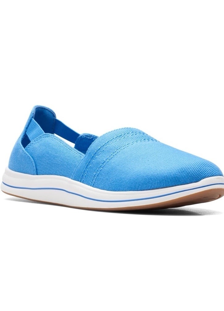 Clarks Women's Breeze Step Loafer slip on blue Size 9