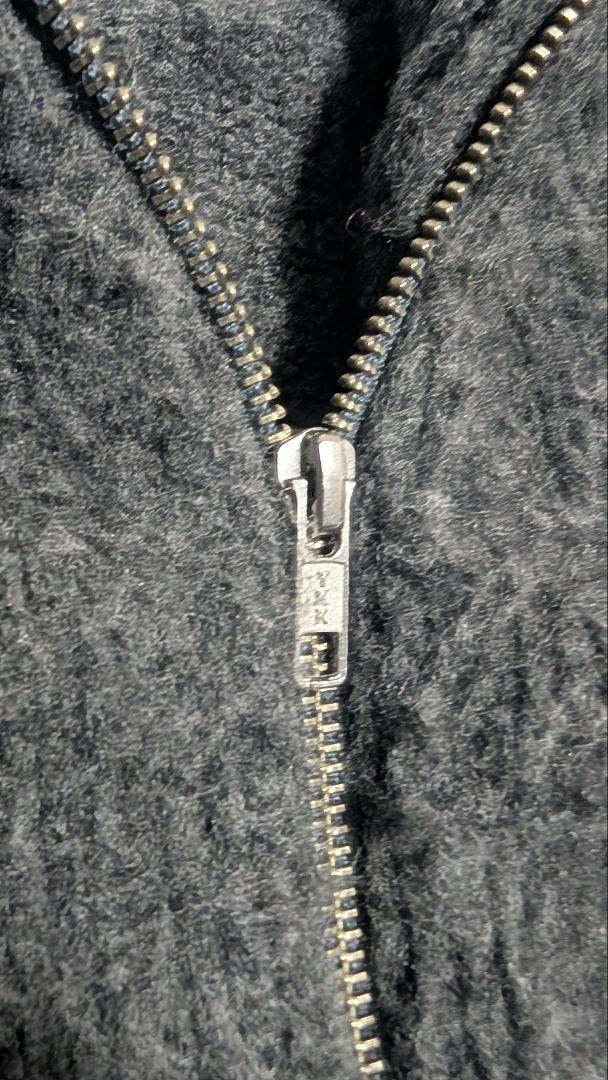 Kaiko Shaggy Zip Cardigan Gray