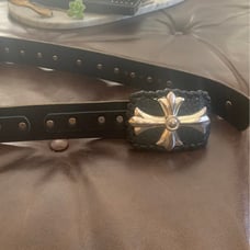 Men's custom genuine leather belt 29-32”