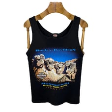 Vintage Harley-Davidson Sturgis Black Hills Rally 1995 Men's Tank L Made In USA