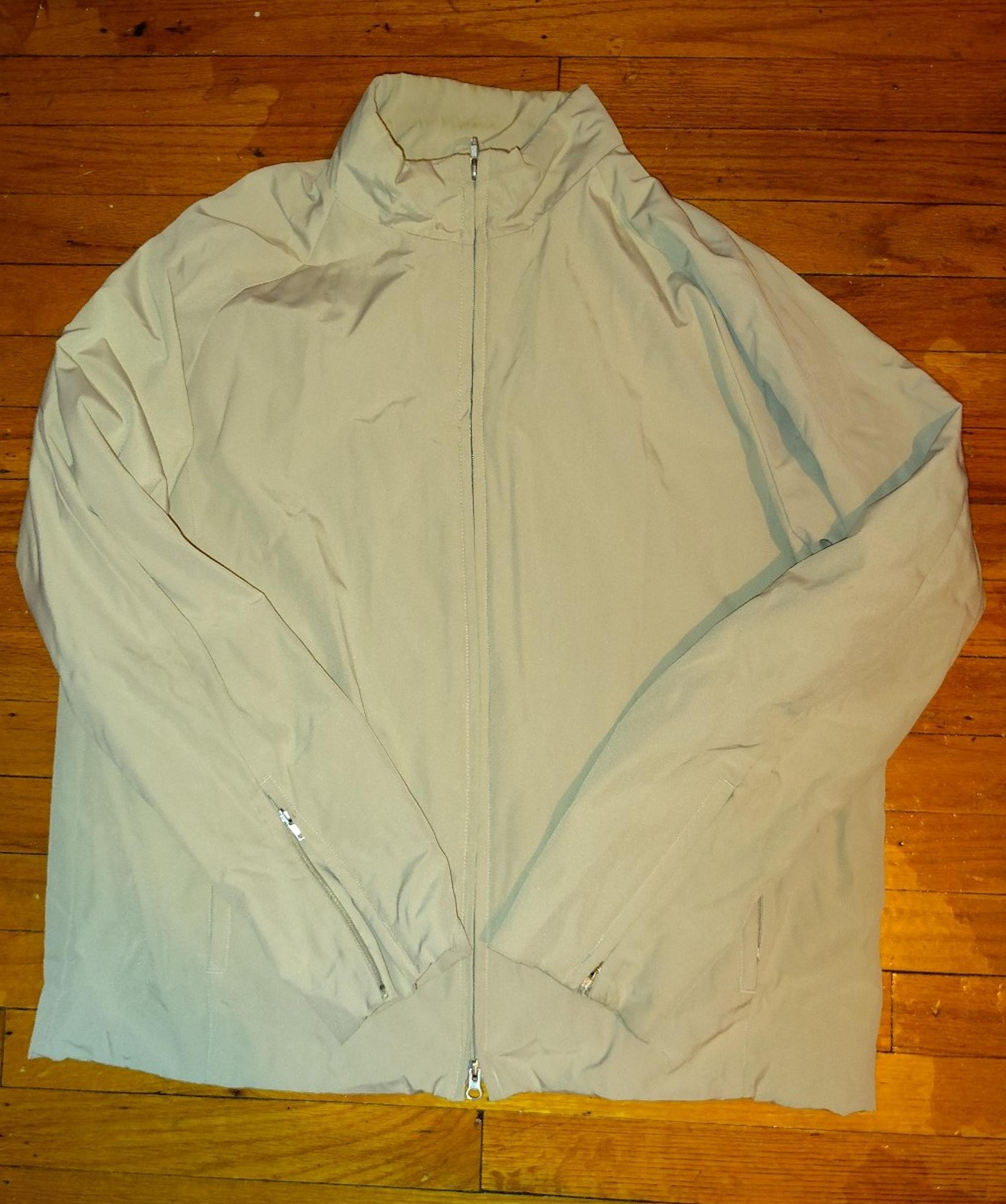 Express men's windbreaker eggshell size XL