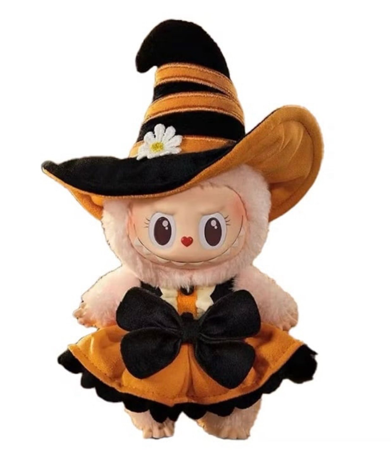 Authentic Pop Mart Labubu Magic of Pumpkin Mokoko Vinyl Plush Pendant