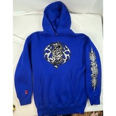 AMAZING VINTAGE ULTRA RARE 1990S JNCO JEANS DRAGON HOODIE MENS SIZE MEDIUM SKATE