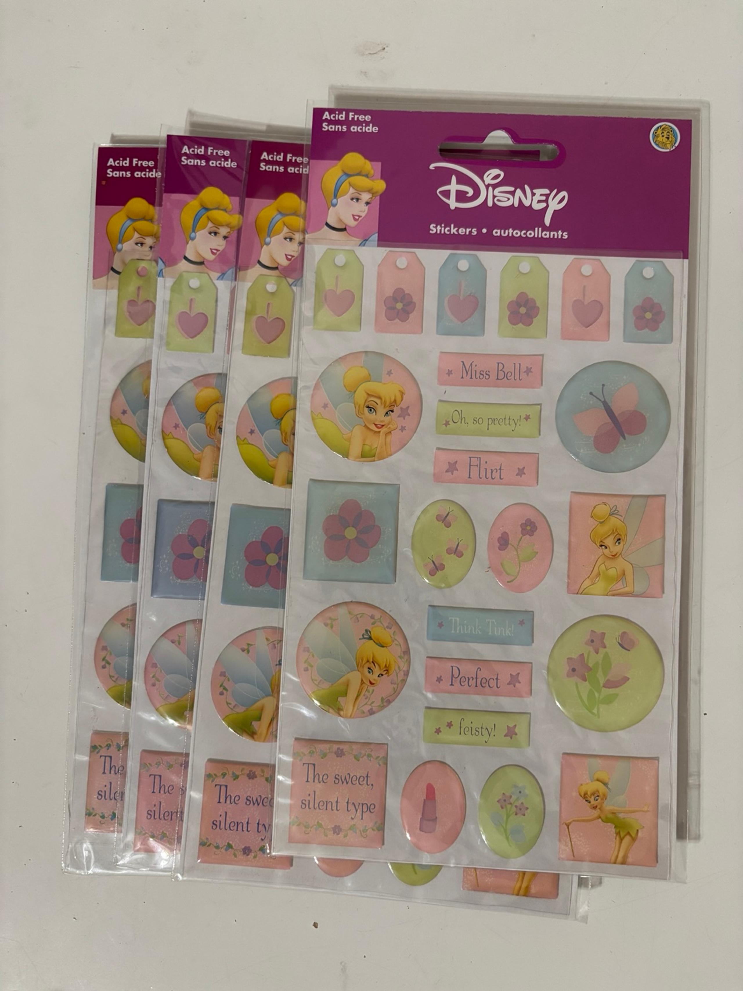 Tinkerbell stickers set of 5 new packs