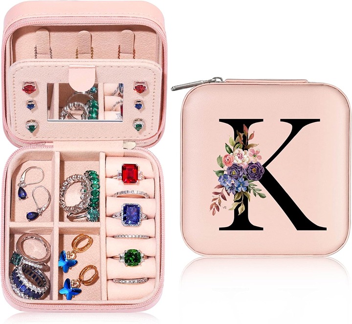 Mothers Day Gifts for Mom Travel Jewelry Case Travel Jewelry Boxes