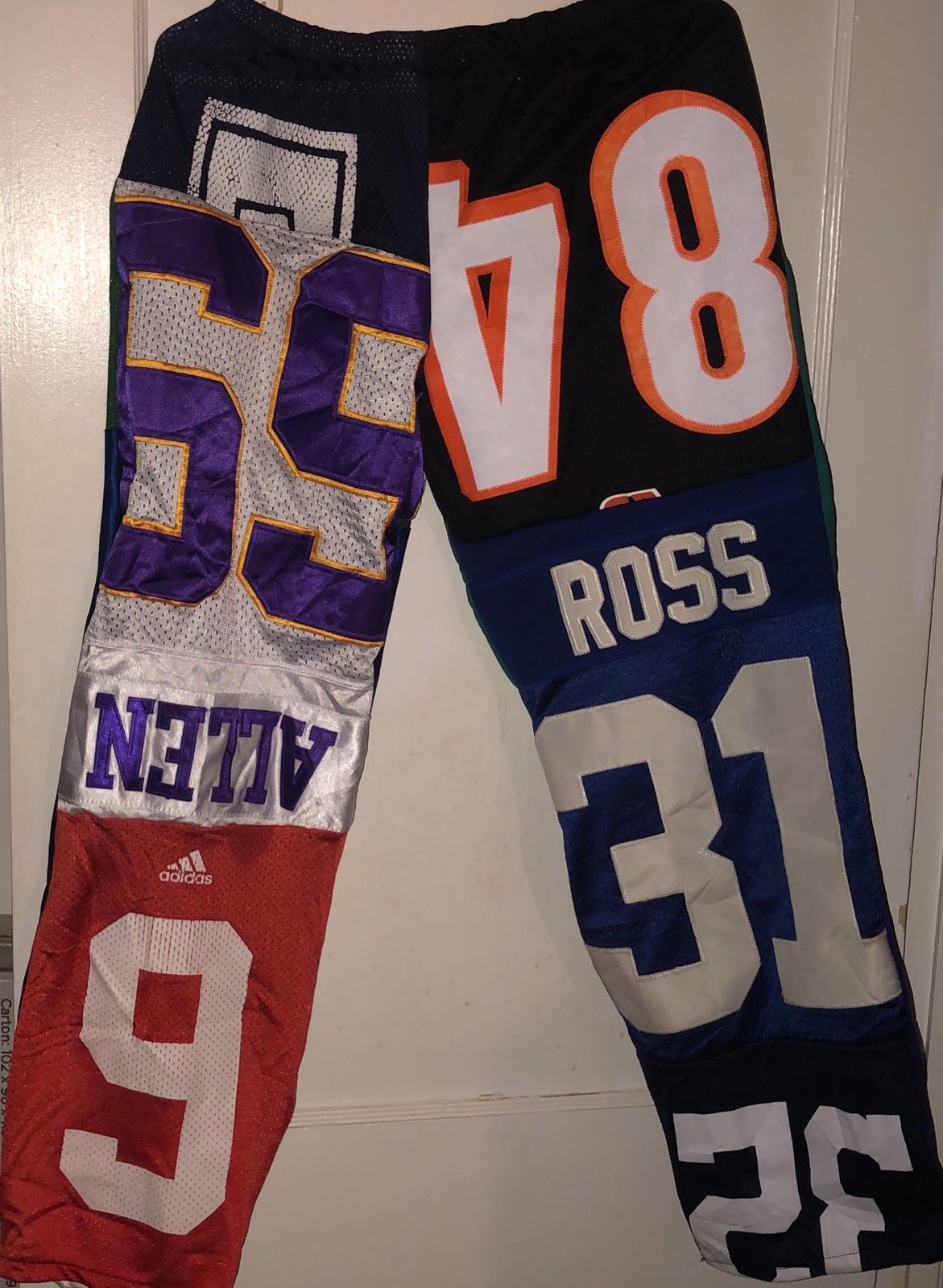 THROWBACK PLAYOFFS FOOTBALL JERSEY PANTS