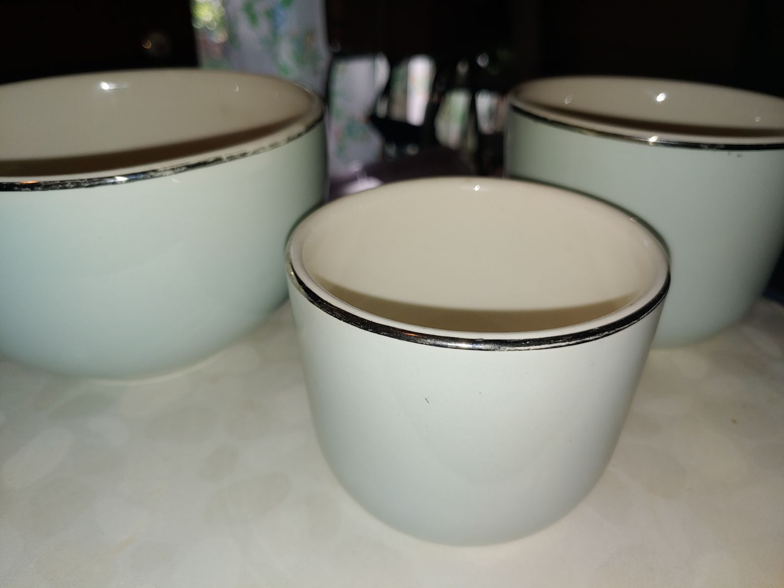 Antique Ballerina Bowl Set Vintage Htf