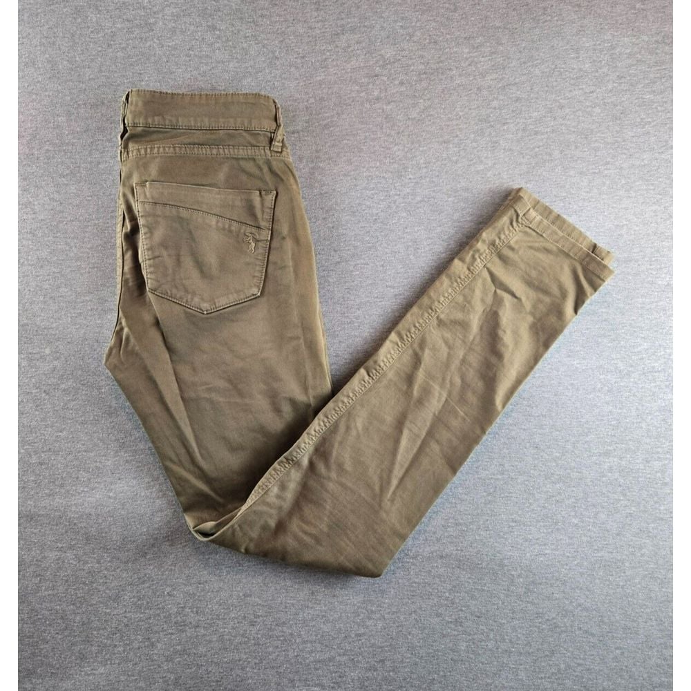 WITTY KNITTERS Women's Damen Super Stretch Jean Chino Hose Slim Beige Sz W30 L32