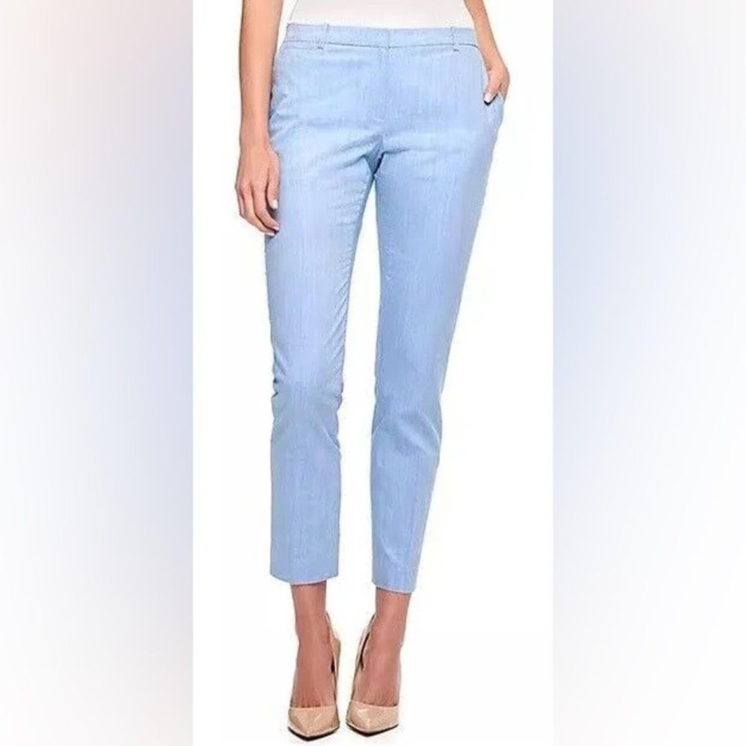 TOMMY HILFIGER WOMENS Radcliffe Blue Cotton Dress Pants NWT 2