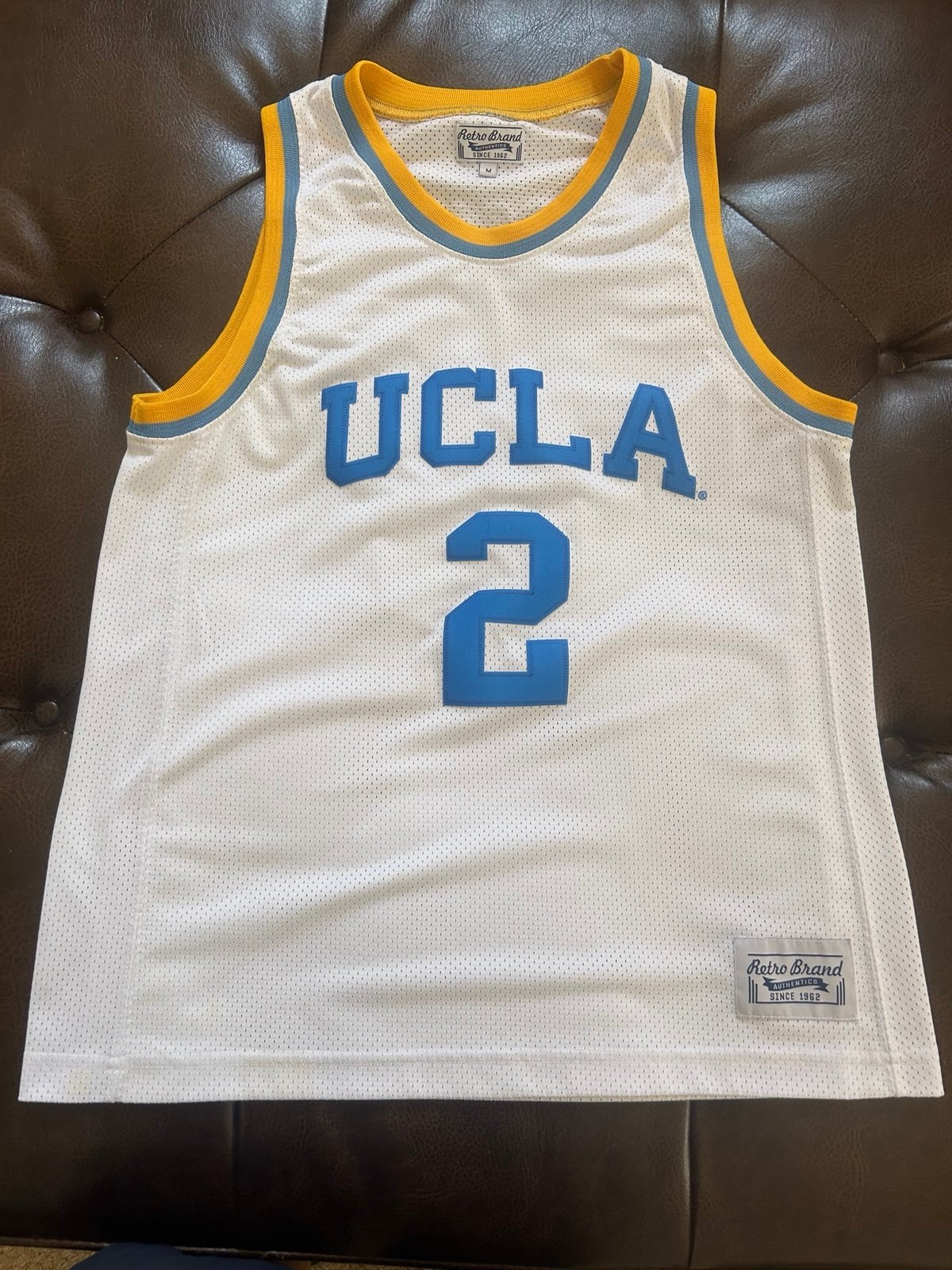 UCLA Bruins Alonzo Ball #2 Original Retro Brand Jersey Size Medium