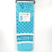 NWT LACOSTE CROC LOGO BEACH Plaid Blue TOWEL 100% COTTON 36” x 72”