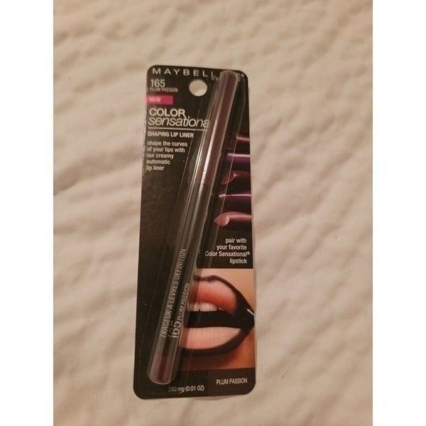 13 Maybelline Color Sensational Shaping Lip Liner #165 PLUM PASSION. New Sealed