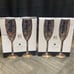 NWT Valentine Red Champagne Flutes - Set of 4
