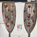 NWT Valentine Red Champagne Flutes - Set of 4