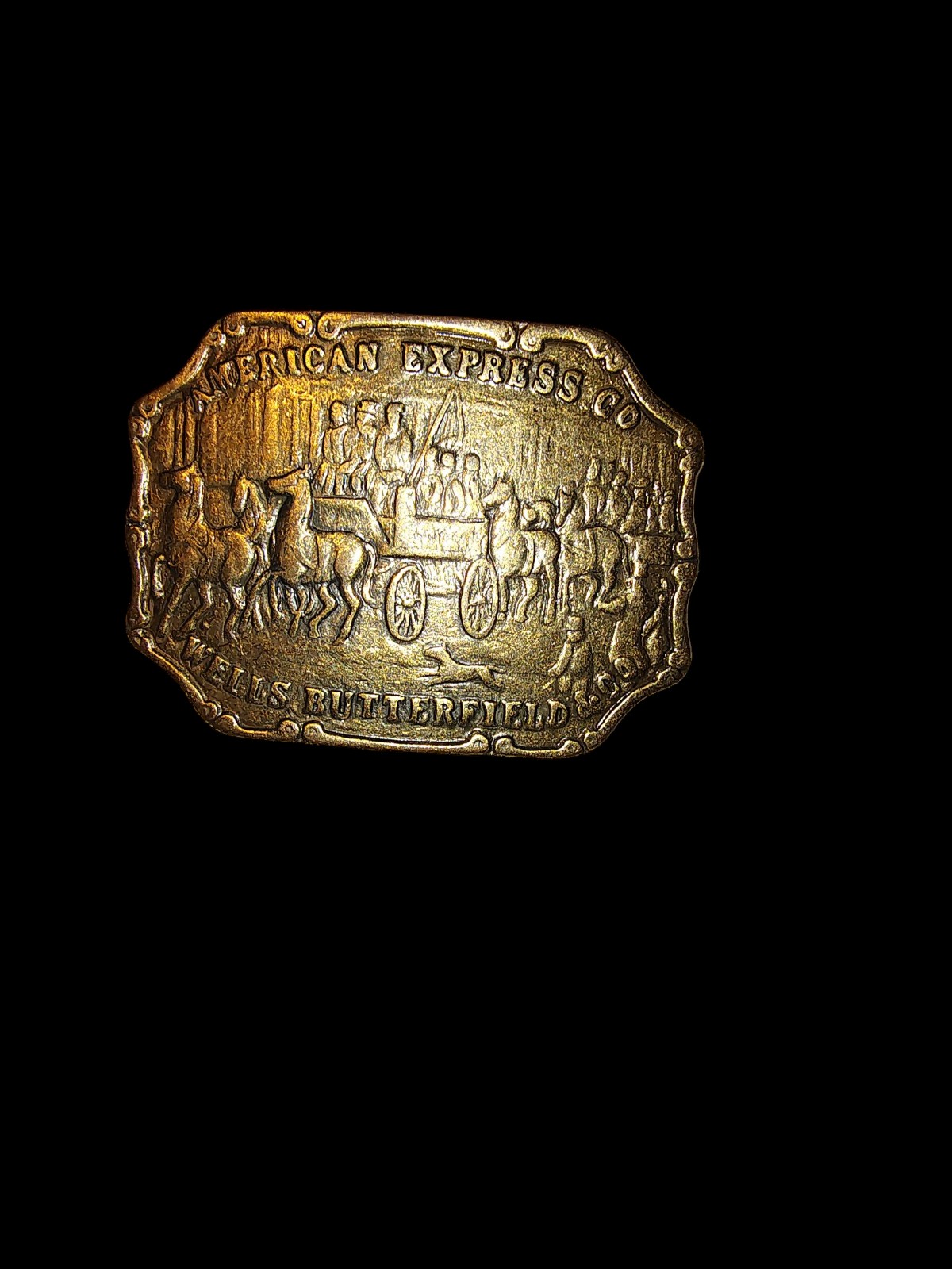 Vintage American Express Co. Belt Buckle