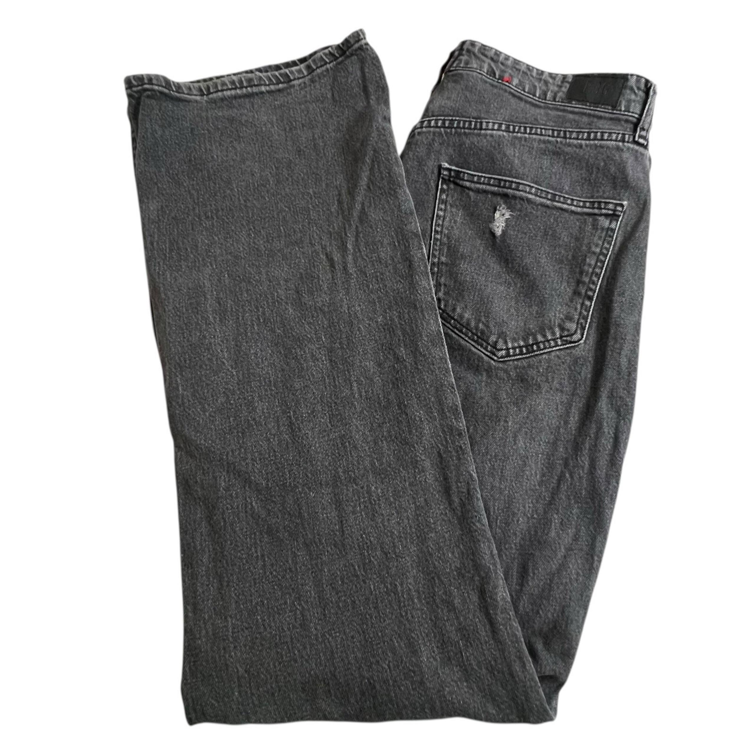 BDG Urban Outfitters Womens 32 Faded Black Stretch High Rise Flare Jeans