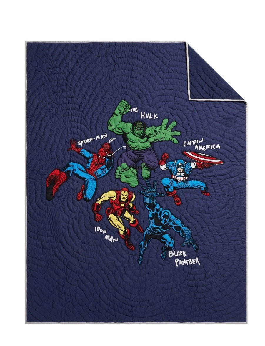 Pottery Barn super hero quilt- full/queen