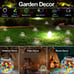 Color Changing Solar Powered Glass Ball Garden Lights.