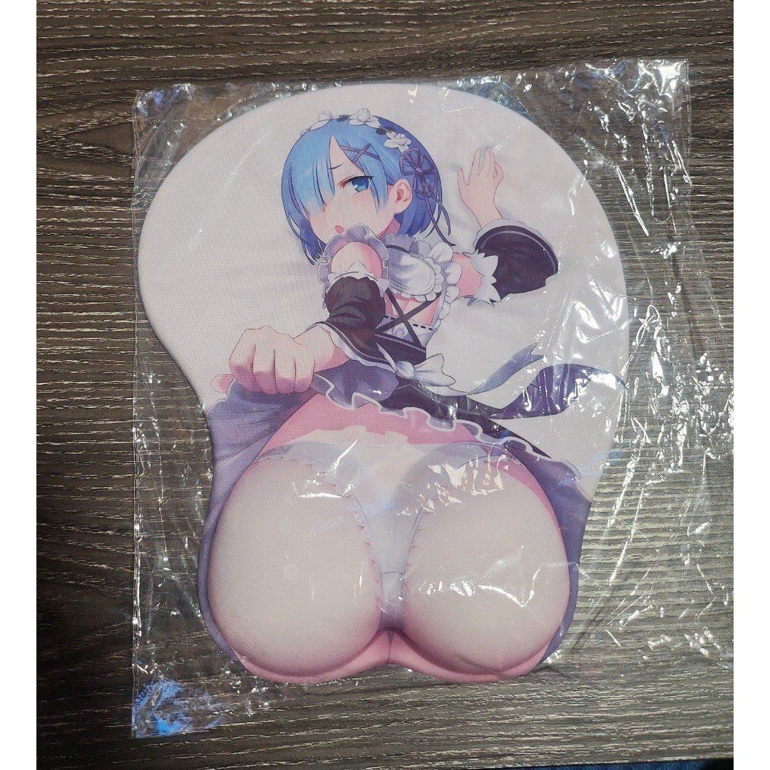New Anime Girl with Wrist Rest Gaming 3D Mousepad