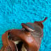 Vintage mod 801 real leather horse saddle bag should purse hand tooled etched
