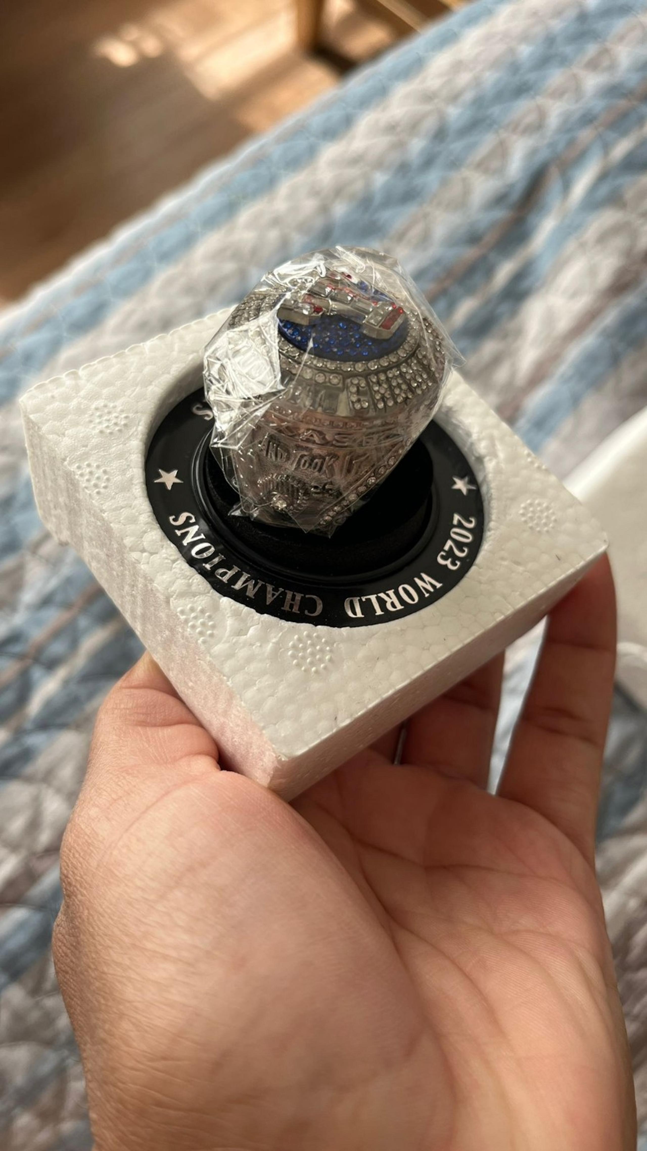 Josh Jung World Series Ring