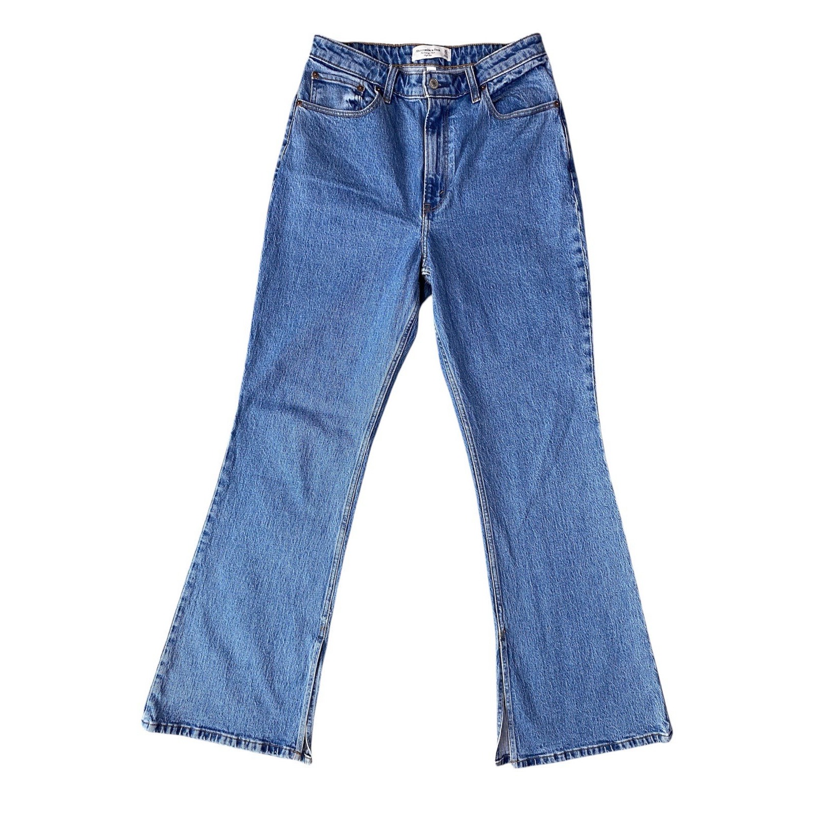 Abercrombie & Fitch Womens Curve Love vintage Flare High Rise Sz 30/10 Jeans