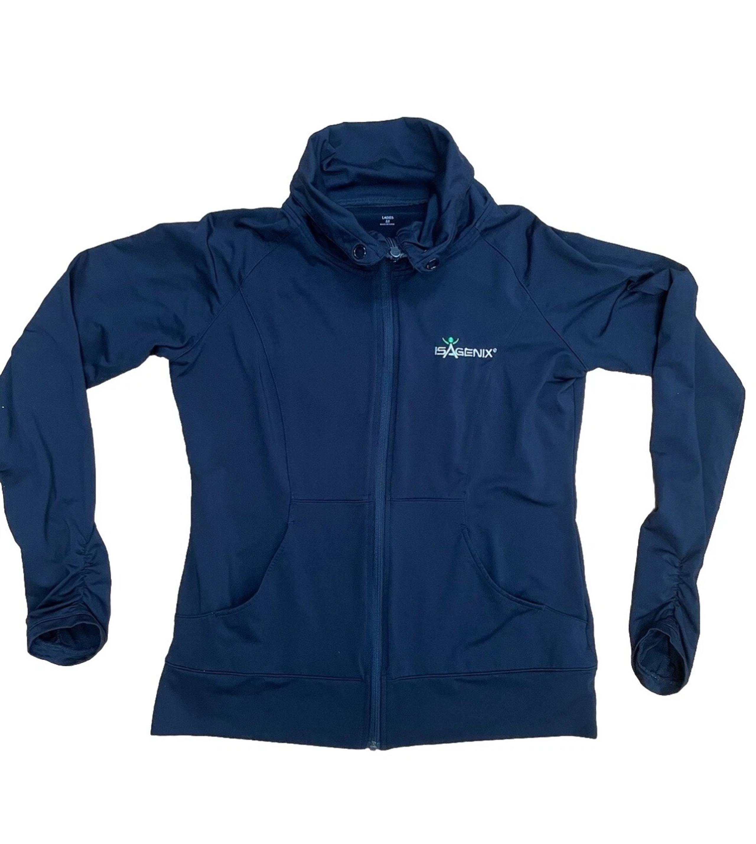 Sport-Tek Isagenix Women Size M Full Zipper Black Athletic Jacket