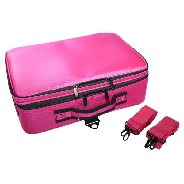 Professional High-capacity Multilayer Portable Travel Makeup Bag