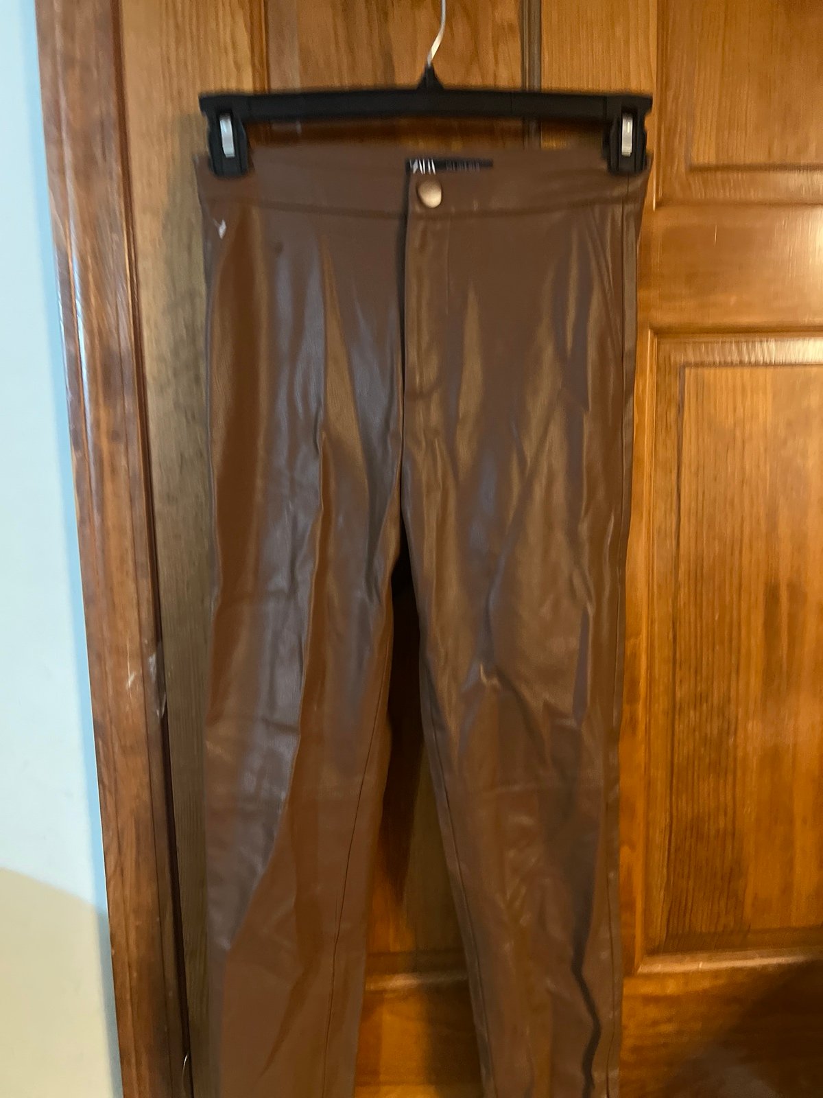 New Zara Faux Leather Pants S 129 Unique