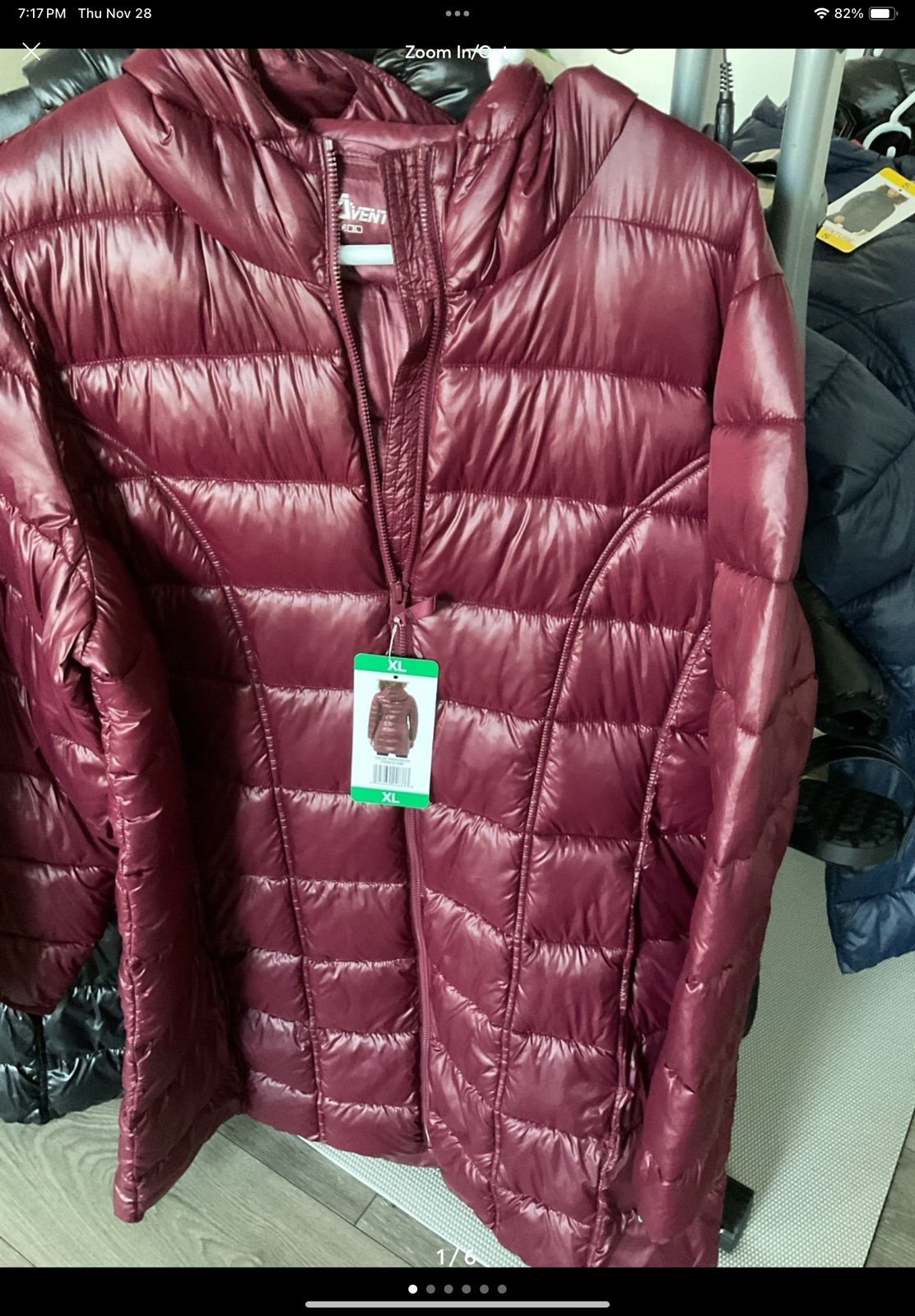 Jacket hoodie woman ladies coat winter clothings sweter size XLarge