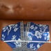 Flying Tomato Women's Sz M Grecian Maxi Floral Dress Royal Blue Hi Low