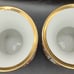 Two Vtg JKW Carlsbad Porcelain 24kt Gold Trimmed German Vases