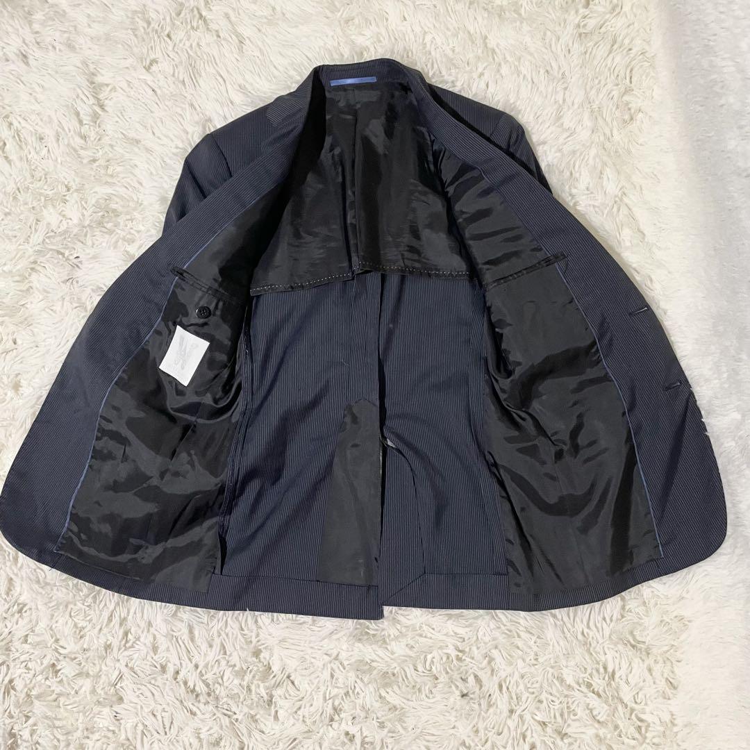 素晴らしい White Label (S) 44 Size Solid, Black, Suit, Arrows United スーツ