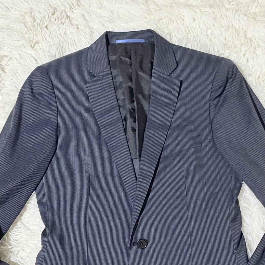 White Label United Arrows Suit, Black, Solid, Size 44 (S)