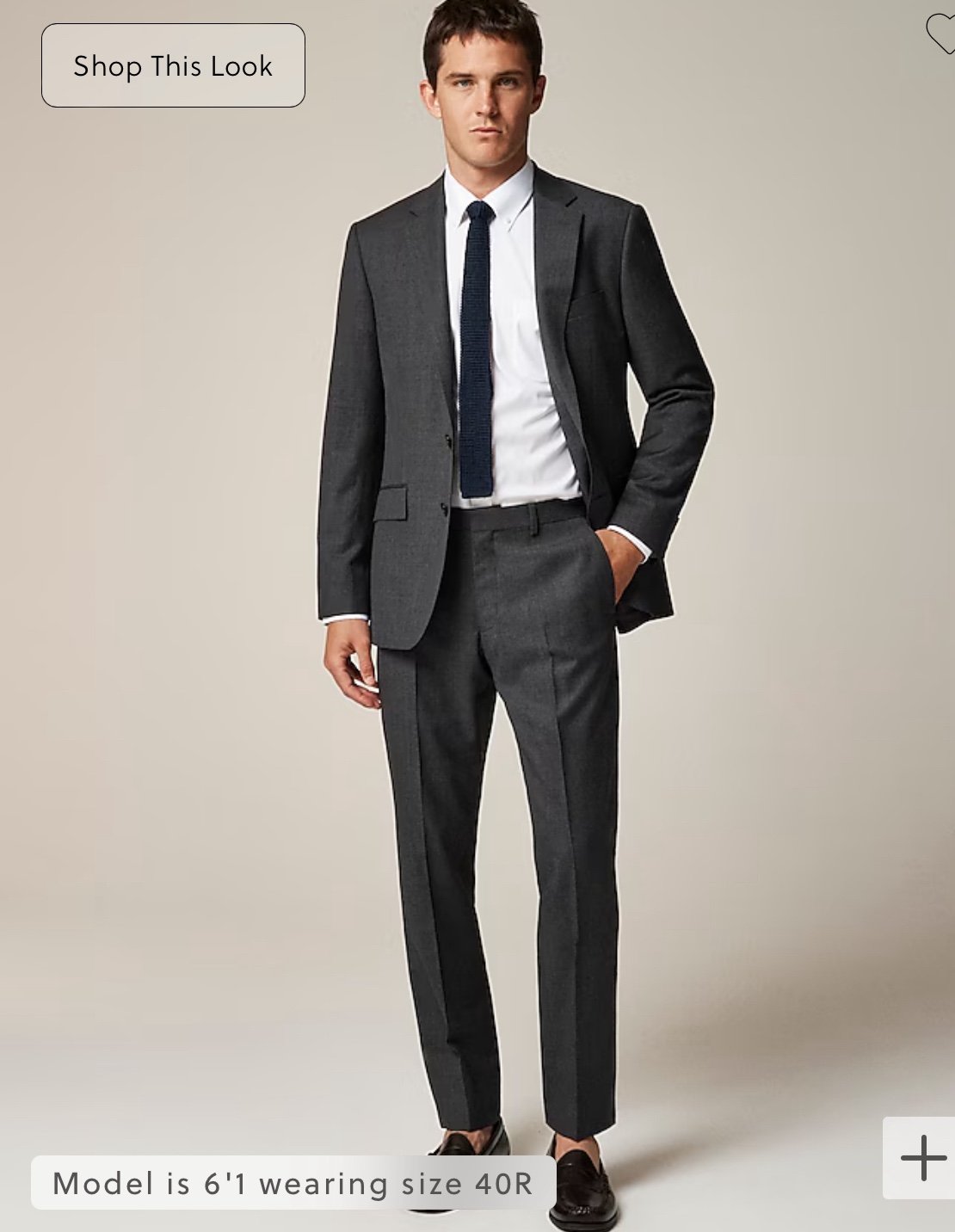 J. Crew Ludlow Slim-fit suit jacket in Italian worsted wool