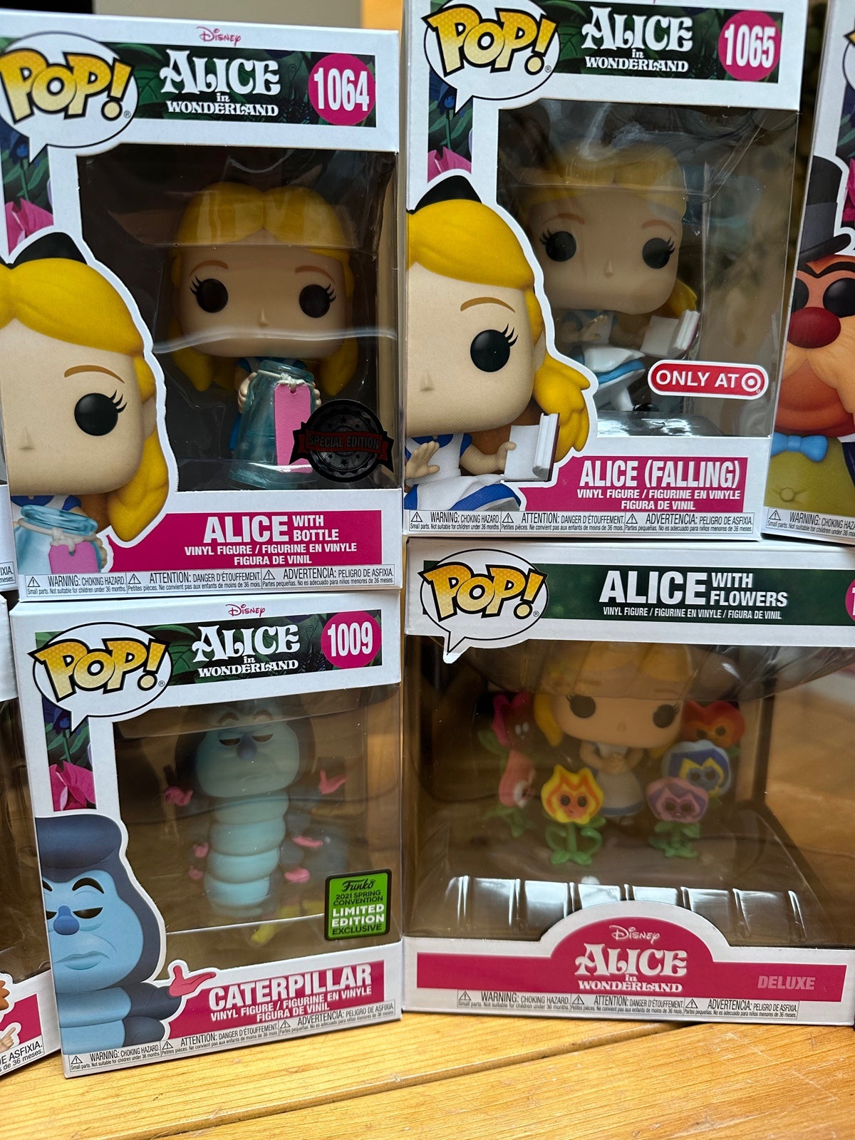 Alice in Wonderland Funko Pop Lot Bobbleheads