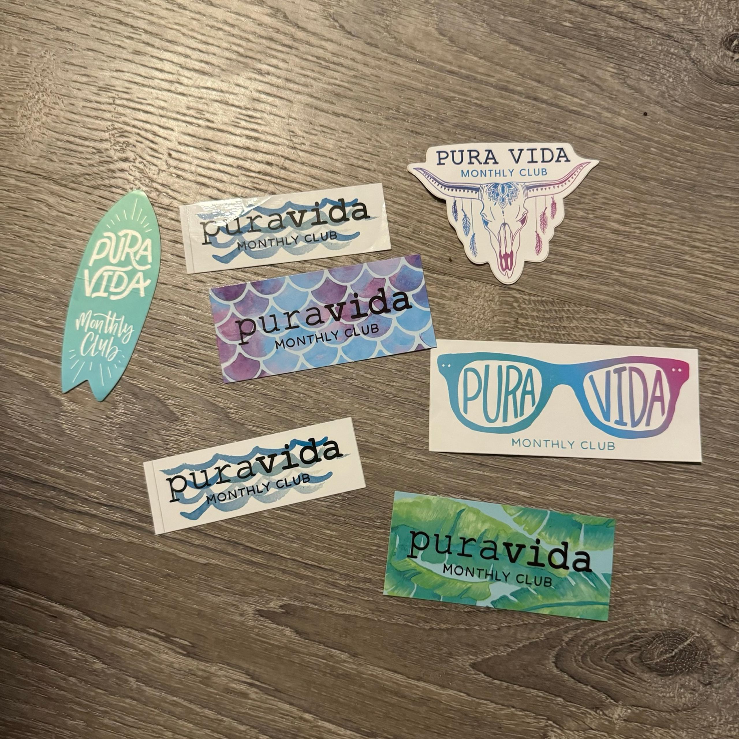 Pura vida stickers