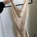 Orseund Iris Drawstring dress in Champagne | Size S