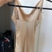 Orseund Iris Drawstring dress in Champagne | Size S
