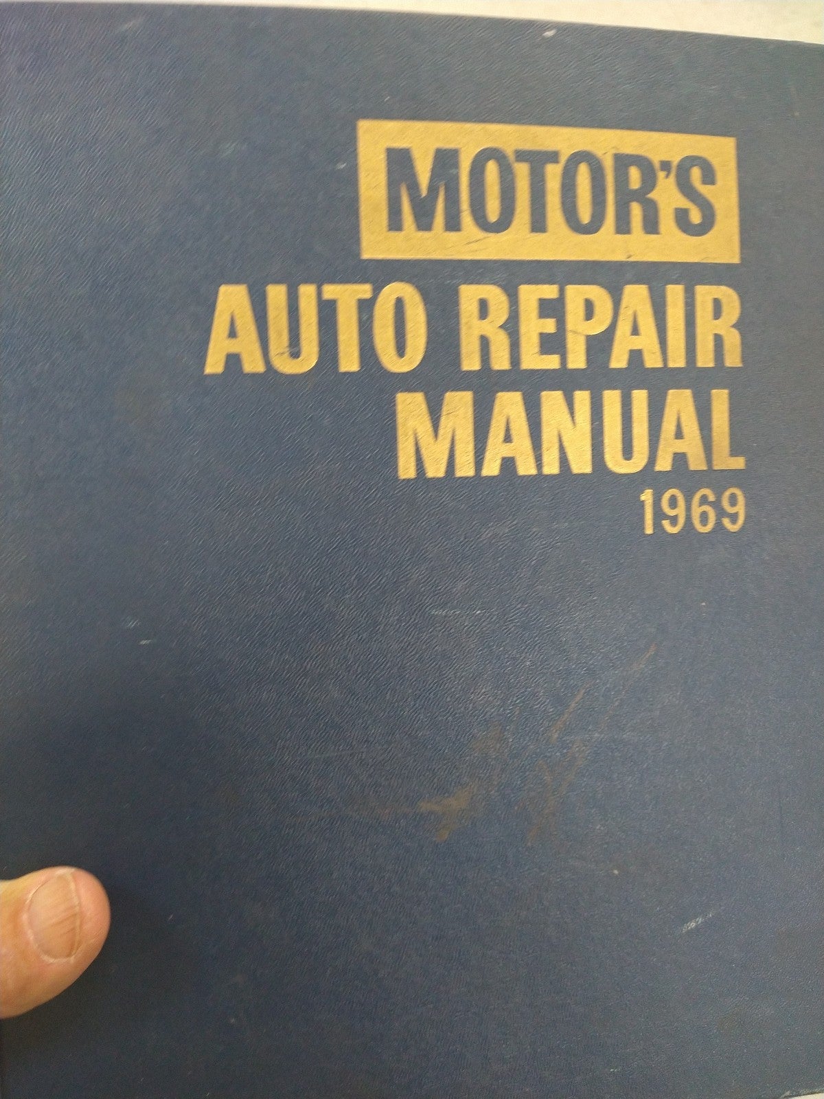 1969 manual auto repair book